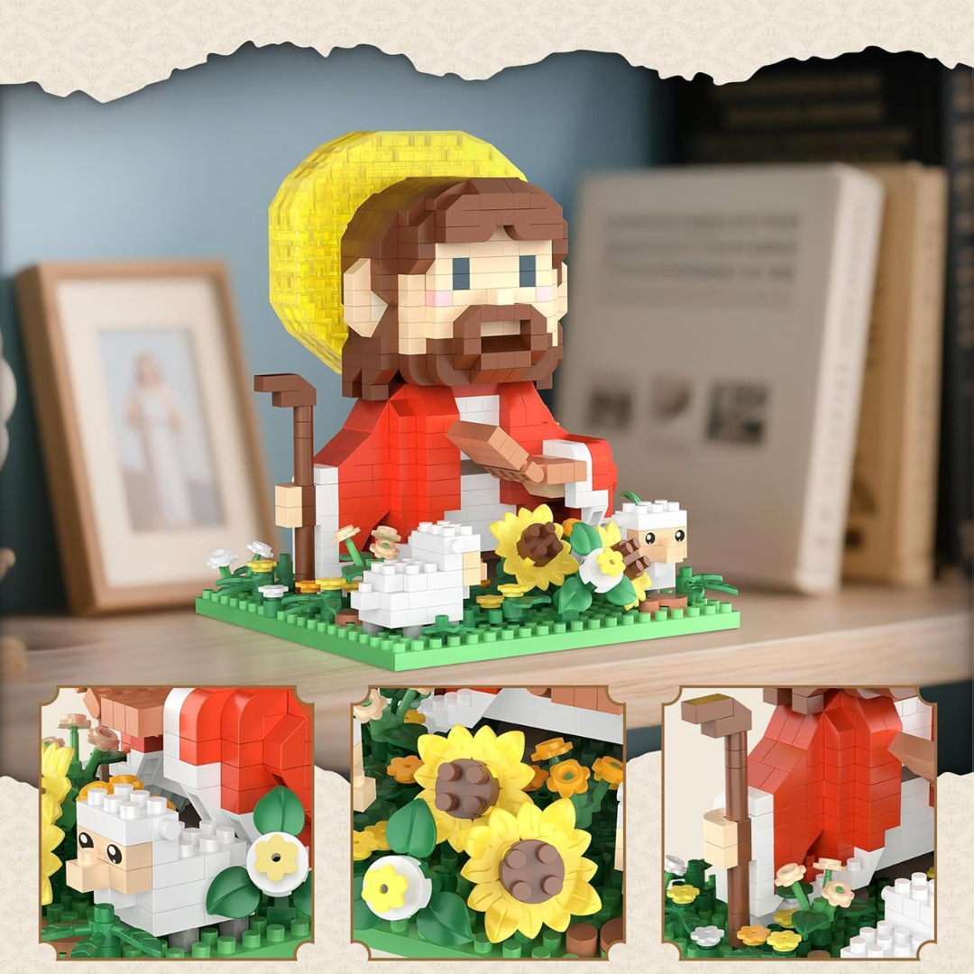 Lego Jesus with light